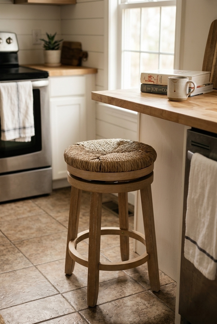The Warm Texture Your Kitchen Island Has Been Missing