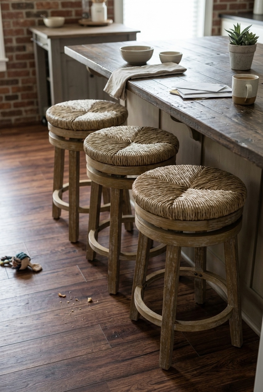 The Warm Texture Your Kitchen Island Has Been Missing