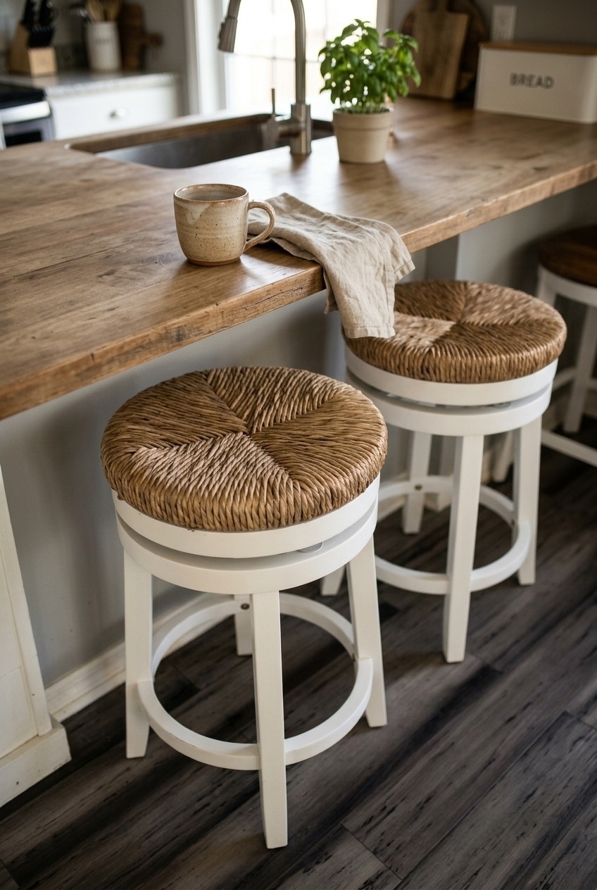 The Warm Texture Your Kitchen Island Has Been Missing
