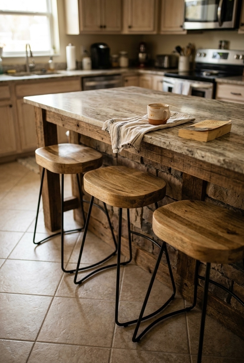 The Effortless Charm of Saddle Style Seating for Your Kitchen