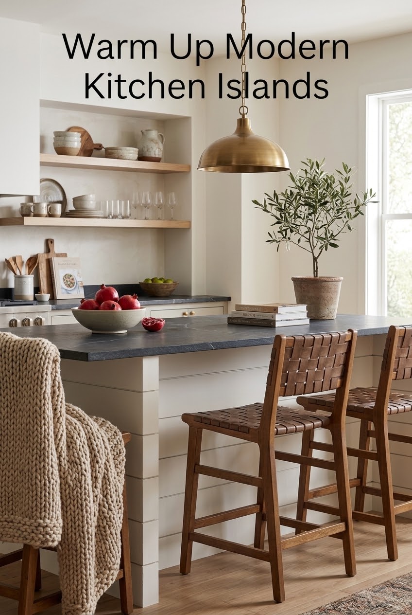 Softening the Stone: How Woven Counter Stools Transform Minimalist Islands