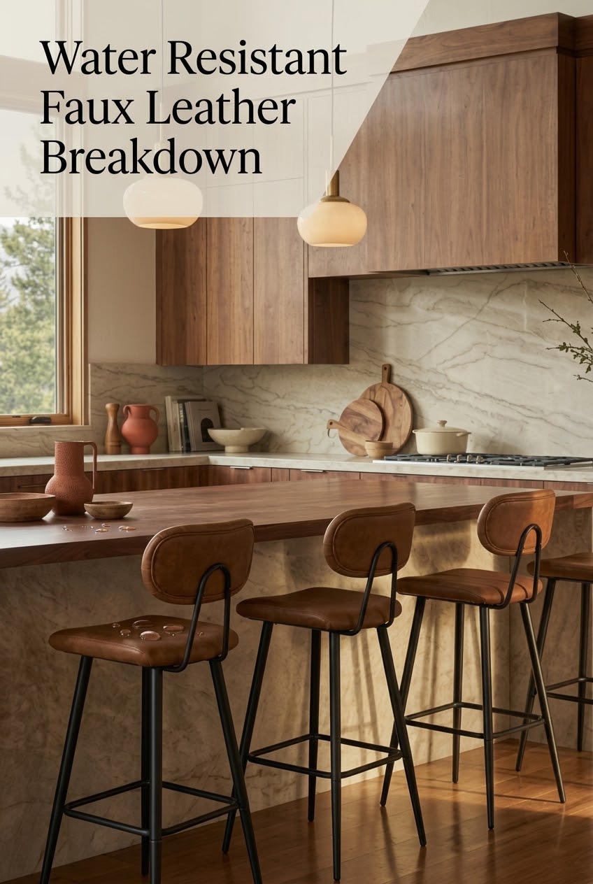 The Art of the Counter Stool: Styling Warm Mid-Century Kitchen Islands