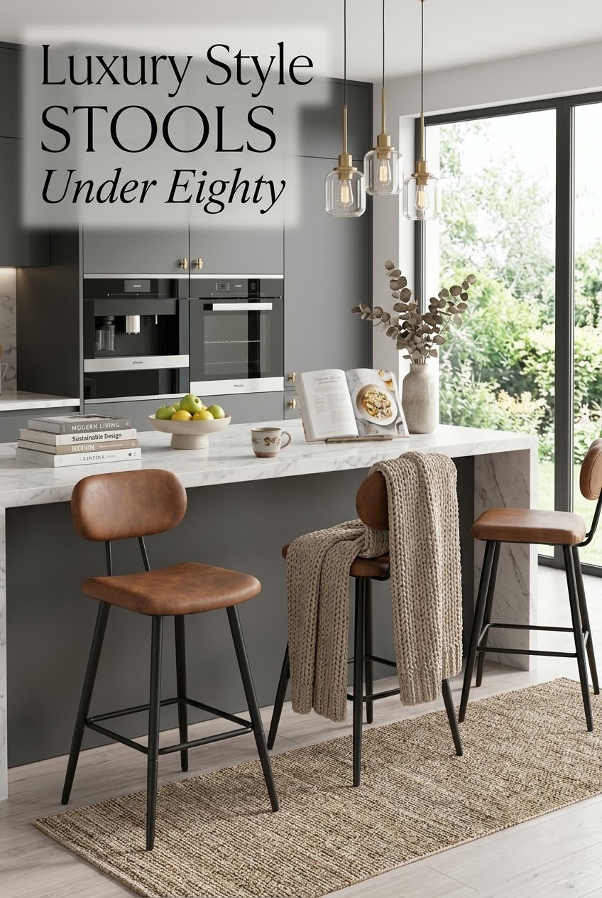 The Art of the Counter Stool: Styling Warm Mid-Century Kitchen Islands