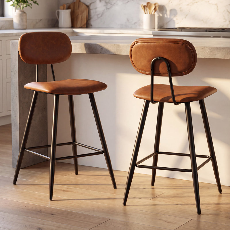 The Art of the Counter Stool: Styling Warm Mid-Century Kitchen Islands