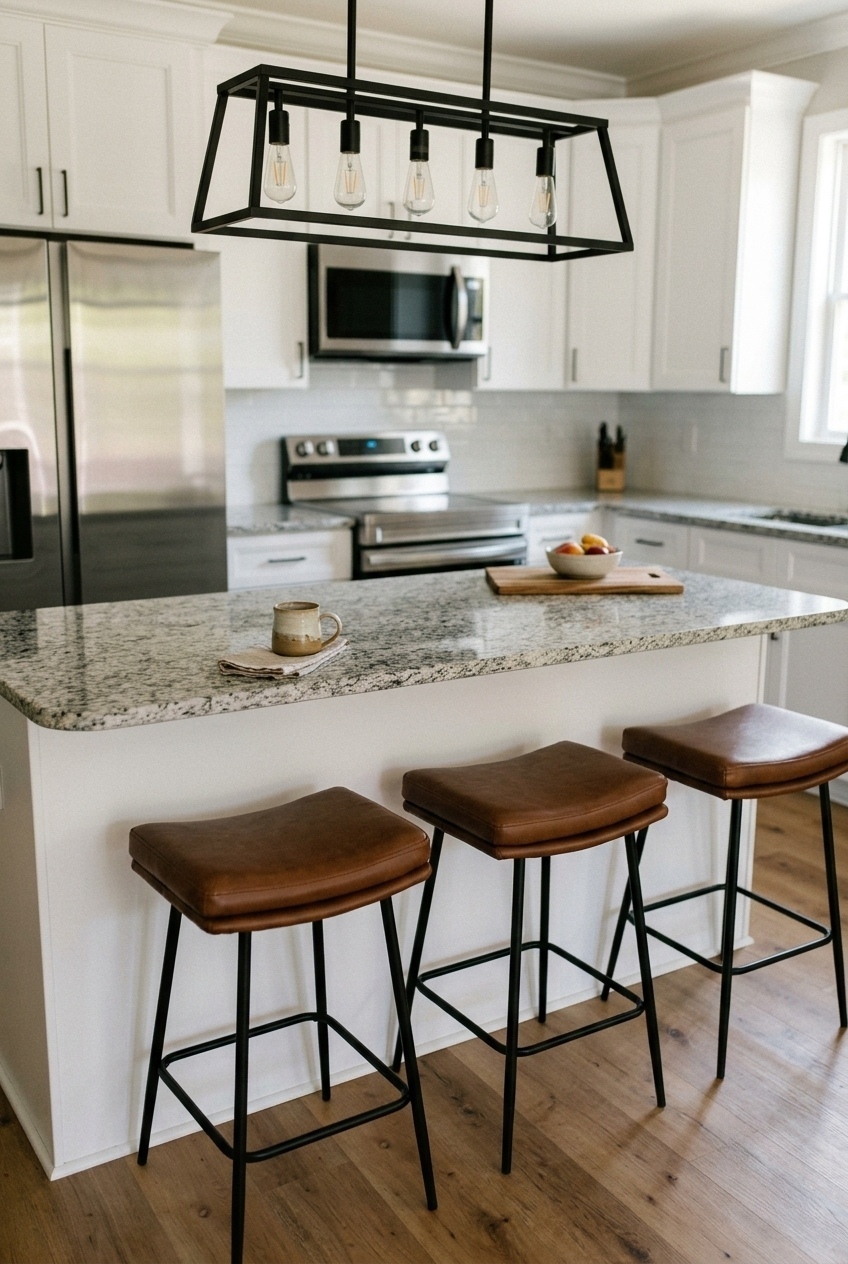 The Effortless Way to Style a Clean and Open Kitchen Island
