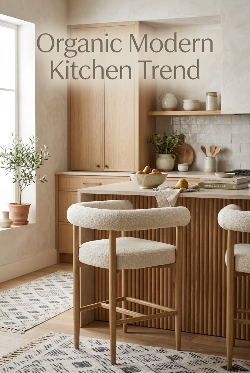 Counter Height Stool Trends Defining Organic Modern Kitchens