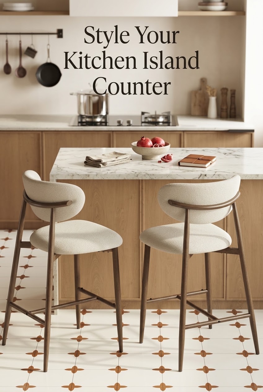 The Art of the Island: Elevating Your Kitchen Counter with Sculptural Seating