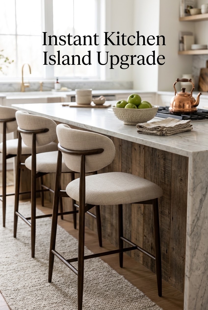The Art of the Island: Elevating Your Kitchen Counter with Sculptural Seating