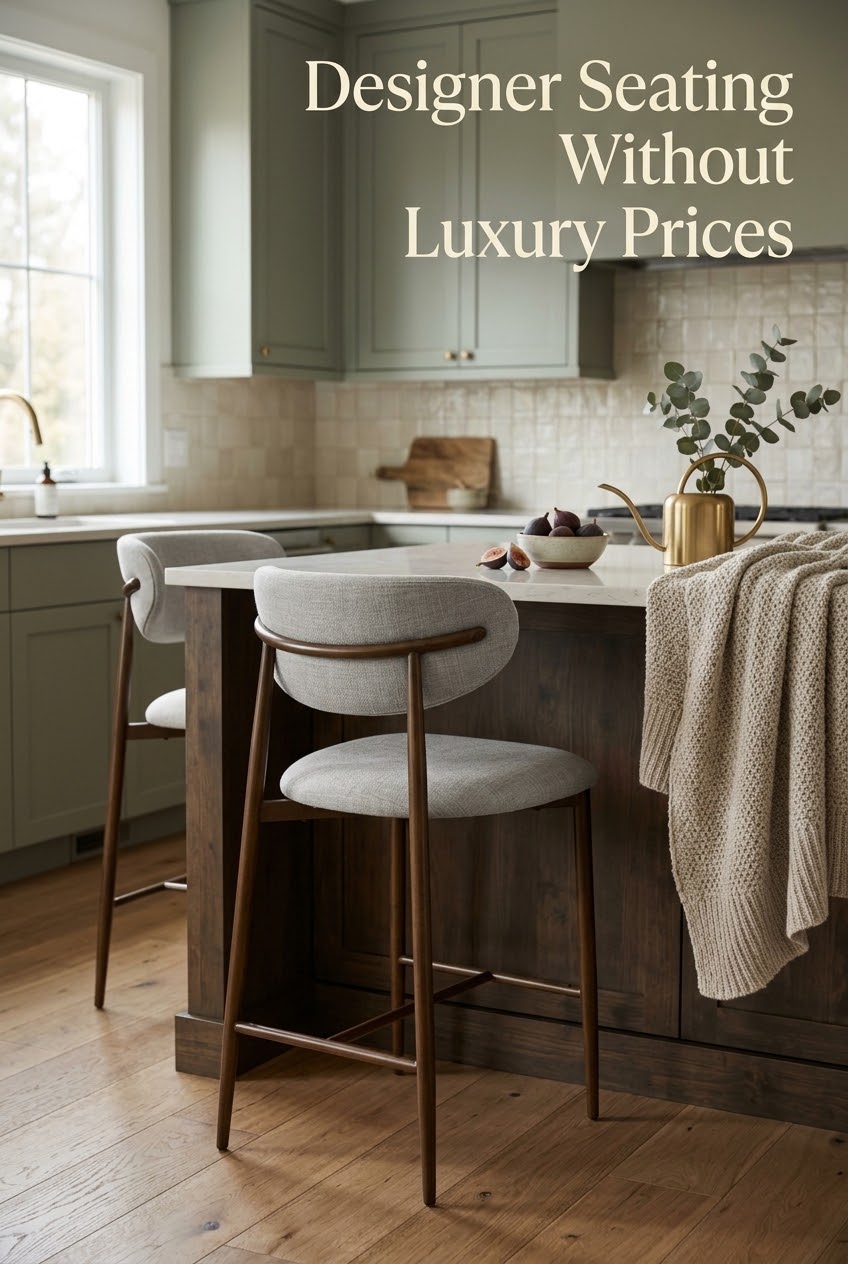 The Art of the Island: Elevating Your Kitchen Counter with Sculptural Seating