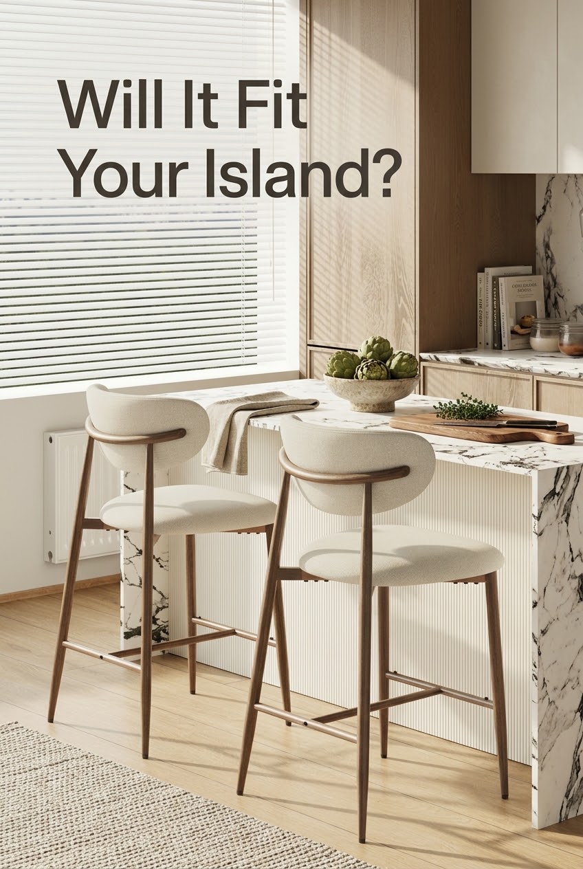 Will It Fit Your Island? The Ultimate Clearance Guide to the Westhampton Counter Stool