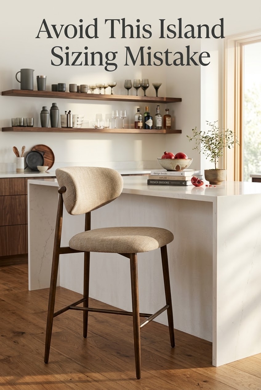 The Golden Rules of Kitchen Island Seating: How to Avoid the Most Common Sizing Mistake