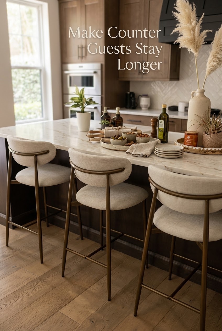 The Art of the Linger: How the Westhampton Stool Transforms the Kitchen Island into a Hosting Haven