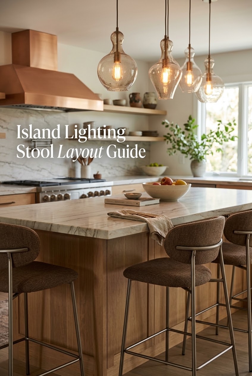 The Geometry of Glow: Curating Island Lighting and Stool Alignment for Intimate Entertaining