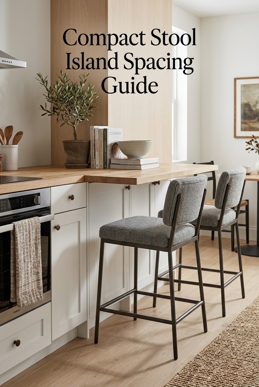 The Art of the Micro-Island: A Designer’s Clearance & Spacing Guide for Compact Kitchen Stools