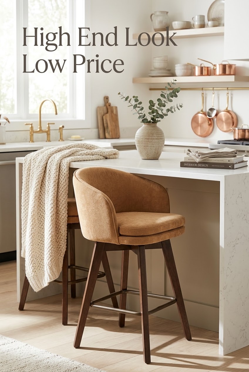 Style Your Kitchen Island Right: The Art of Layering Warm Mid-Century Textures