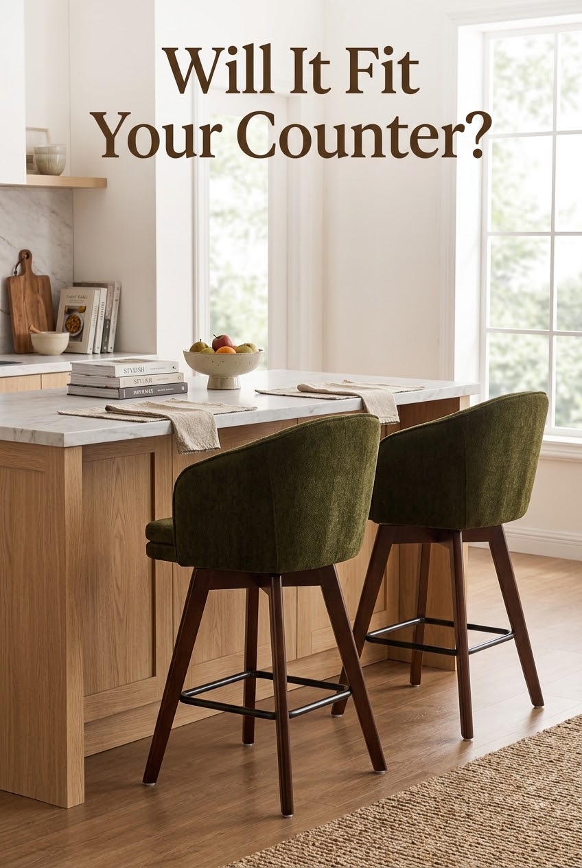 The Counter Height Conundrum: Will the Brayden Studio Allis Swivel Stool Fit Your Island?