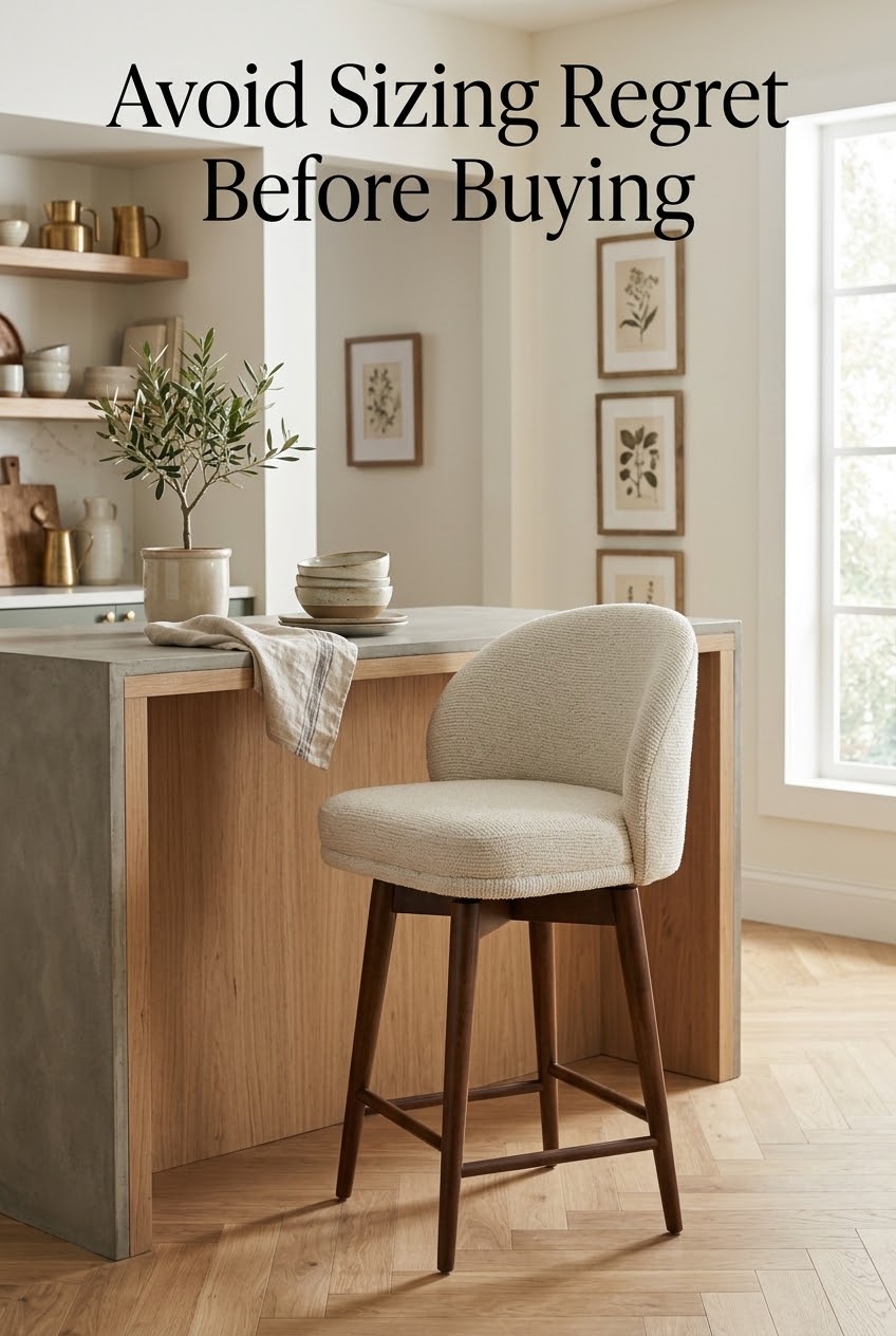 The Art of the Island: Mastering Warm Organic Kitchen Stool Styling