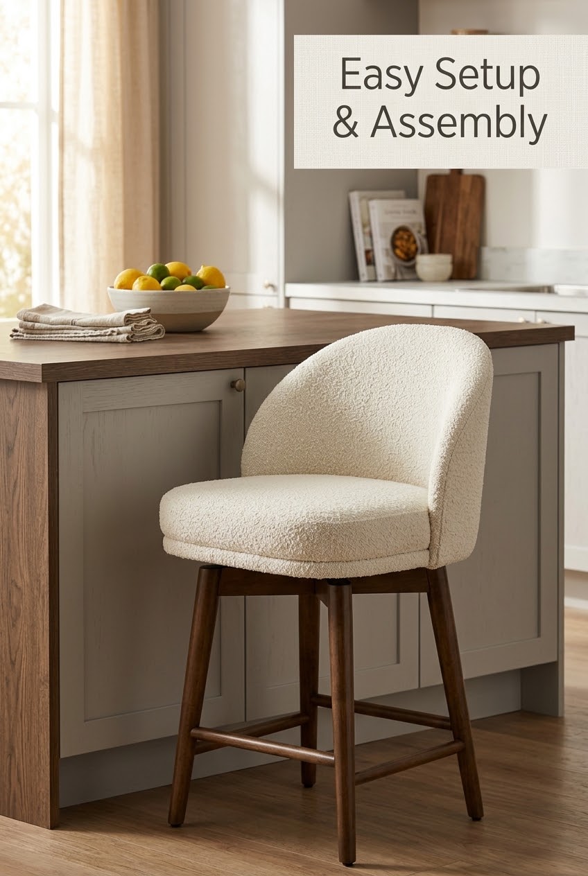 Frictionless Form: The Step-by-Step Reality of Assembling Corrigan Studio’s Swivel Counter Stool