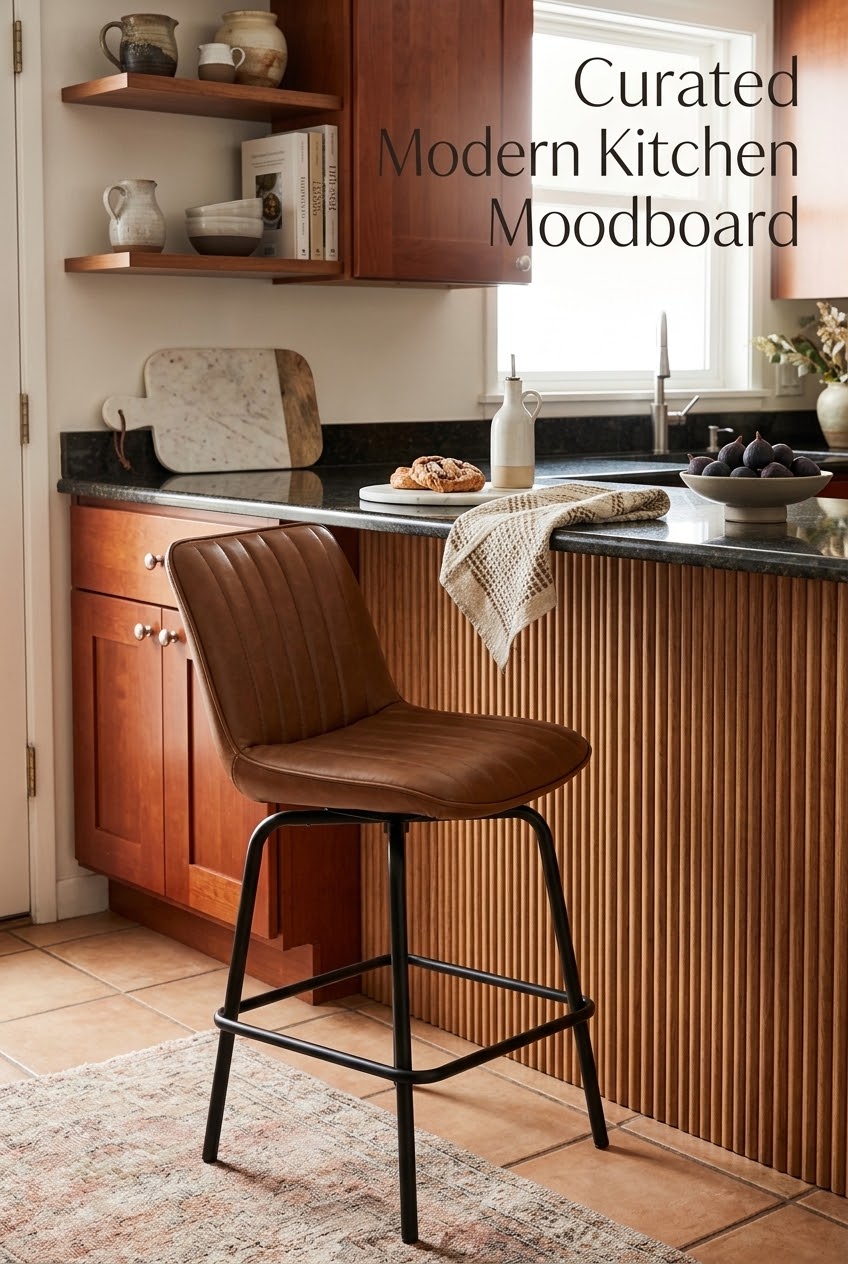 The Art of Flow: Styling the Modern Open-Concept Kitchen with Sculptural Swivel Counter Stools