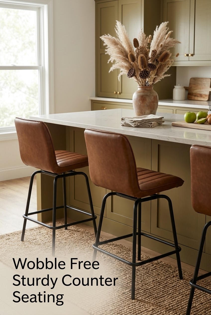 The Art of Grounded Elegance: Why Engineered Stability Redefines Modern Counter Seating